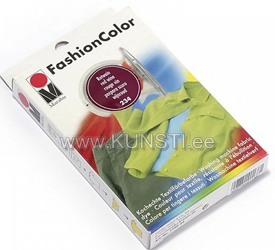 Краска для ткани Fashion Colour 30g+fiksaator 60g 234 red wine ― VIP Office HobbyART