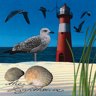 Салфетка для декупажа 370005 33 x 33 cm The Lighthouse ― VIP Office HobbyART