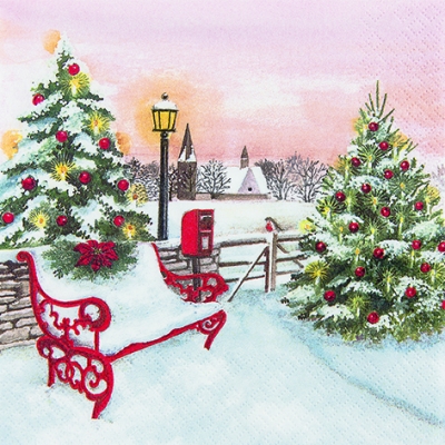 Salvrätik 611531 33 x 33 cm Christmas Park ― VIP Office HobbyART