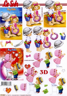 Decoupage paper 3D A4 777-013 ― VIP Office HobbyART