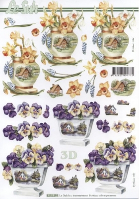 Карта для 3Д декупажа, A4 8215-399 ― VIP Office HobbyART