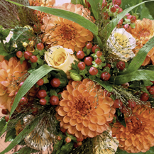 Салфетка для декупажа - 33 x 33 cm autumn bouquet ― VIP Office HobbyART