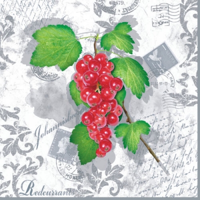 Salvrätikud NV-74361 33 x 33 cm Red Currant