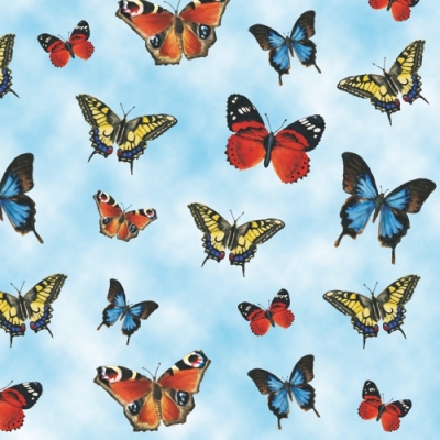 Салфетка для декупажа NV-74489 33 x 33 cm Butterflies  ― VIP Office HobbyART