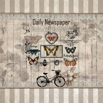 Napkin NV-74913 33 x 33 cm Daily Newspaper  ― VIP Office HobbyART