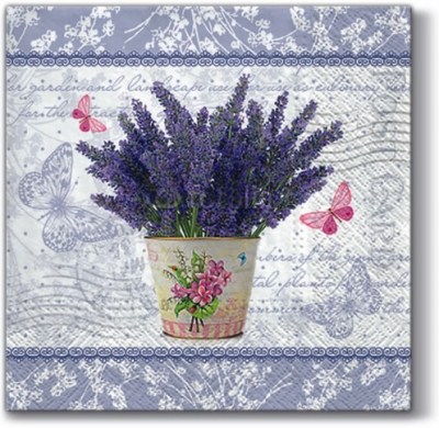 Salvrätik SDL-077500 33 x 33 cm Flowering Lavender ― VIP Office HobbyART