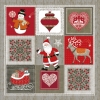 Napkin SDL-082100 33 x 33 cm Christmas Pictures 