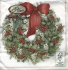 Салфетка для декупажа - 33 x 33 cm Nostalgic Wreath