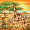 Salvrätik SDOG-006001 33 x 33 cm Giraffen