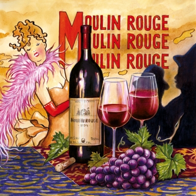 Salvrätikud SLOG-020501 33 x 33 cm Moulin Rouge