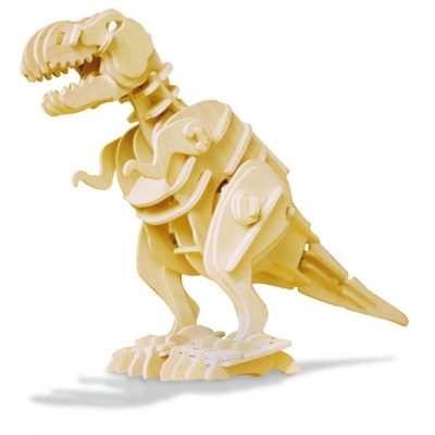 D210 Wooden puzzle Walking T-Rex ― VIP Office HobbyART