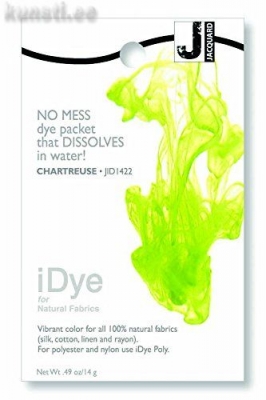 Краситель для 100% натуральных тканей Jacquard iDye Fabric Dye-1422 14 gr-Chartreuse ― VIP Office HobbyART