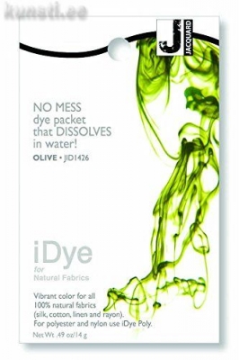Краситель для 100% натуральных тканей Jacquard iDye Fabric Dye-1426 14 gr-Olive ― VIP Office HobbyART