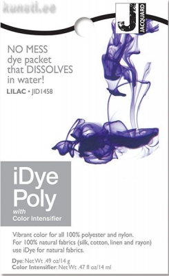 Краситель для полиэстра и нейлона Jacquard IDYE-1458 iDye Poly, 14 gr, лиловый ― VIP Office HobbyART