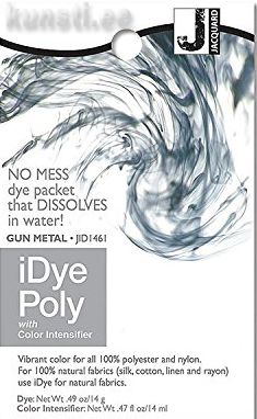 Краситель для полиэстра и нейлона Jacquard IDYE-1461 iDye Poly, 14 gr, темная сталь ― VIP Office HobbyART