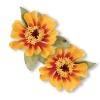 Sizzix SG thinlits die set 7pk flower zinnia