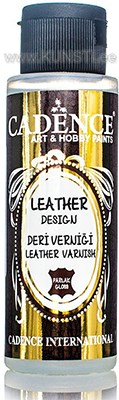 Leather-gloss-lacquer clear Cadence 120ml ― VIP Office HobbyART