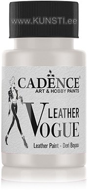 Kattev nahavärv Cadence Leather Vogue metallic LVM-01 PEARL 50 ML ― VIP Office HobbyART