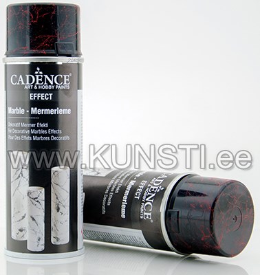 Marble spray paint red 200 ml Cadence ― VIP Office HobbyART