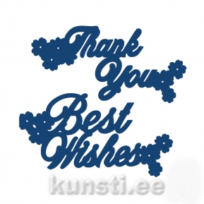 Ножи Tattered Lace ACD043 Thank you best wishes ― VIP Office HobbyART
