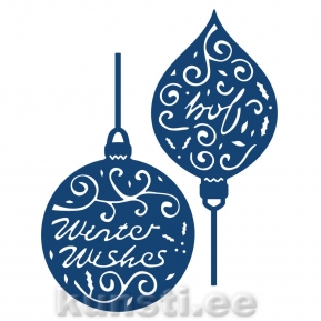 Die Tattered Lace ACD114 Greeting baubles ― VIP Office HobbyART