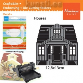 Die Marianne Design Craftables CR1217 scandinavian house  ― VIP Office HobbyART