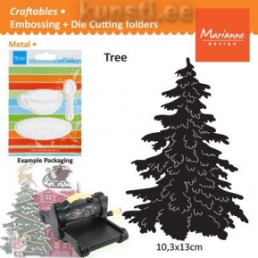 Die Marianne Design Craftables CR1224 christmas tree  ― VIP Office HobbyART