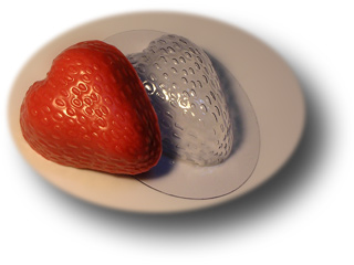 Soap mold "large strawberries" ― VIP Office HobbyART