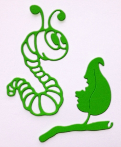 Die Crafty Ann FNN-7 Funny caterpillar ― VIP Office HobbyART