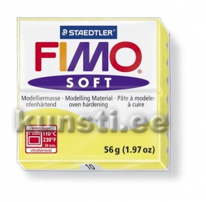 8020-10 Fimo soft, 56гр, лимонный ― VIP Office HobbyART