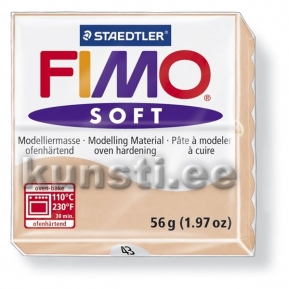 8020-43 Fimo soft, 56гр, телесный ― VIP Office HobbyART