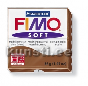 8020-7 Fimo soft, 56gr, caramel  ― VIP Office HobbyART
