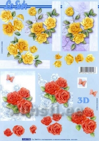 Decoupage paper 3D A4  LeSuh 4169705 ― VIP Office HobbyART