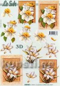 Decoupage paper 3D A4  LeSuh 4169727 ― VIP Office HobbyART