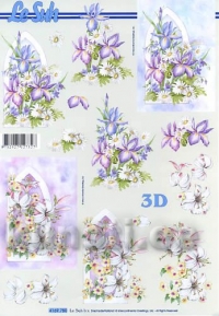 Decoupage paper 3D A4  LeSuh 4169750 ― VIP Office HobbyART