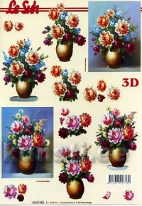 Decoupage paper 3D A4  LeSuh 4169752 ― VIP Office HobbyART