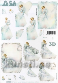 Decoupage paper 3D A4  LeSuh 4169820  ― VIP Office HobbyART