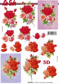 Dekupaaž paber 3D A4  LeSuh 4169853  ― VIP Office HobbyART