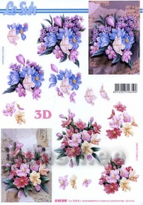 Decoupage paper 3D A4  LeSuh 4169898 ― VIP Office HobbyART