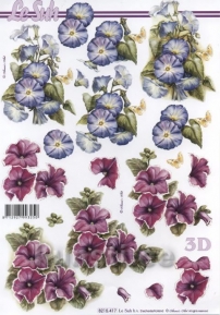 Decoupage paper 3D A4  LeSuh 8215-417 ― VIP Office HobbyART