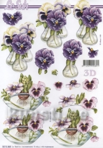 Карта для 3Д декупажа, A4  LeSuh 8215-468 ― VIP Office HobbyART
