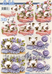 Карта для 3Д декупажа, A4  LeSuh 8215271 ― VIP Office HobbyART