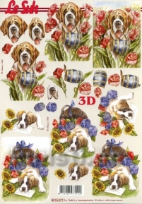 Карта для 3Д декупажа, A4  LeSuh 8215277 ― VIP Office HobbyART