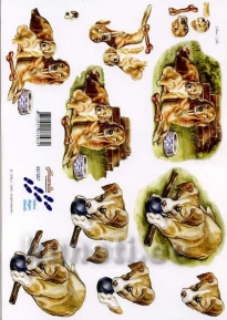 Карта для 3Д декупажа, A4  LeSuh 821557  ― VIP Office HobbyART