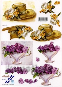 Decoupage paper 3D A4  LeSuh 821561  ― VIP Office HobbyART