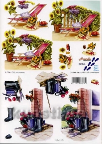 Карта для 3Д декупажа, A4  LeSuh 821563 ― VIP Office HobbyART