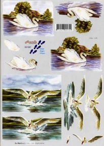 Карта для 3Д декупажа, A4  LeSuh 821587 ― VIP Office HobbyART