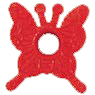 Люверсы, 4 мм, цвет красные, 20 шт 4883472 ― VIP Office HobbyART