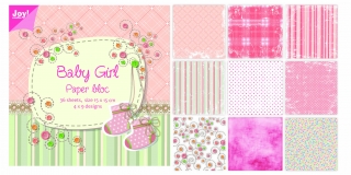 Scrapbookingu komplekt 6011/0023 15x15cm, Babygirl ― VIP Office HobbyART