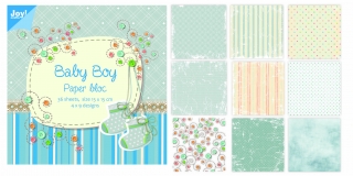 Scrapbookingu komplekt 6011/0024 15x15cm, Babyboy ― VIP Office HobbyART